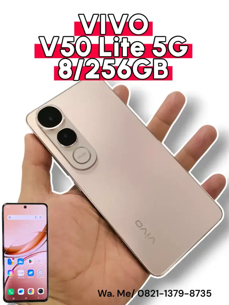 Vivo v50 Lite 5G 8/256GB NORMAL MULUS FULLSET