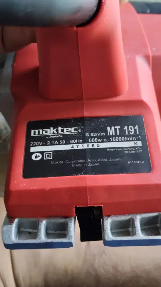 Alat Serut kayu Maktec MT191