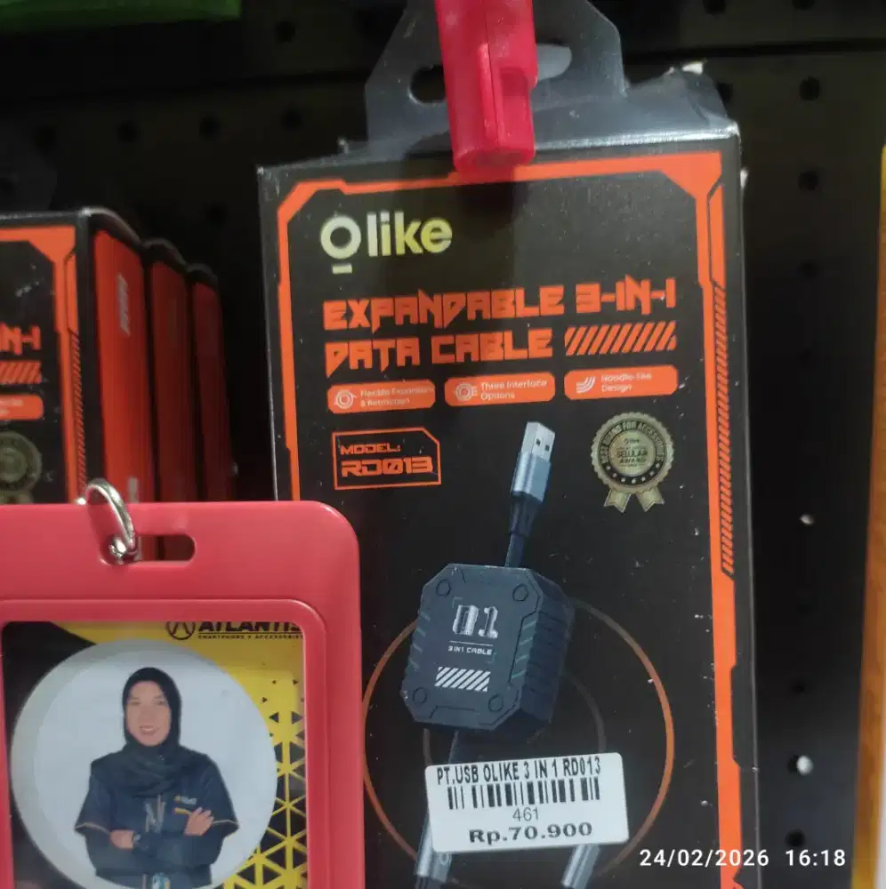 USB OLIKE 3IN1 RD013