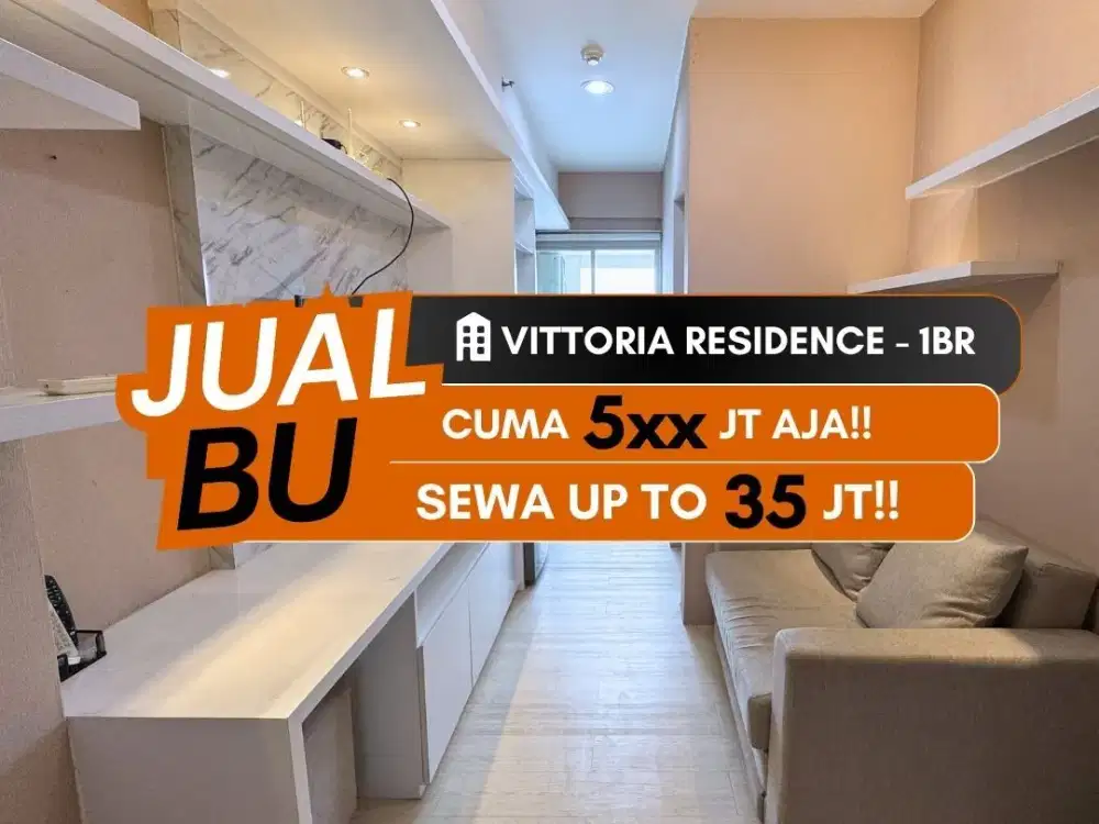 Jual Termurah Apartemen Vittoria Residence 1BR Full Furnished Dekat Puri Cengkareng