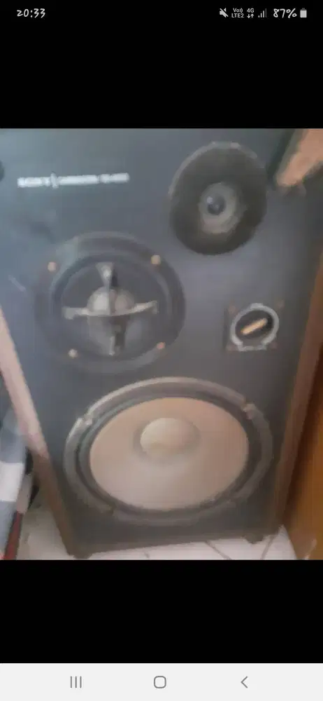 Dijual speaker sony carbocon ss 4050 sepasang 10 inch