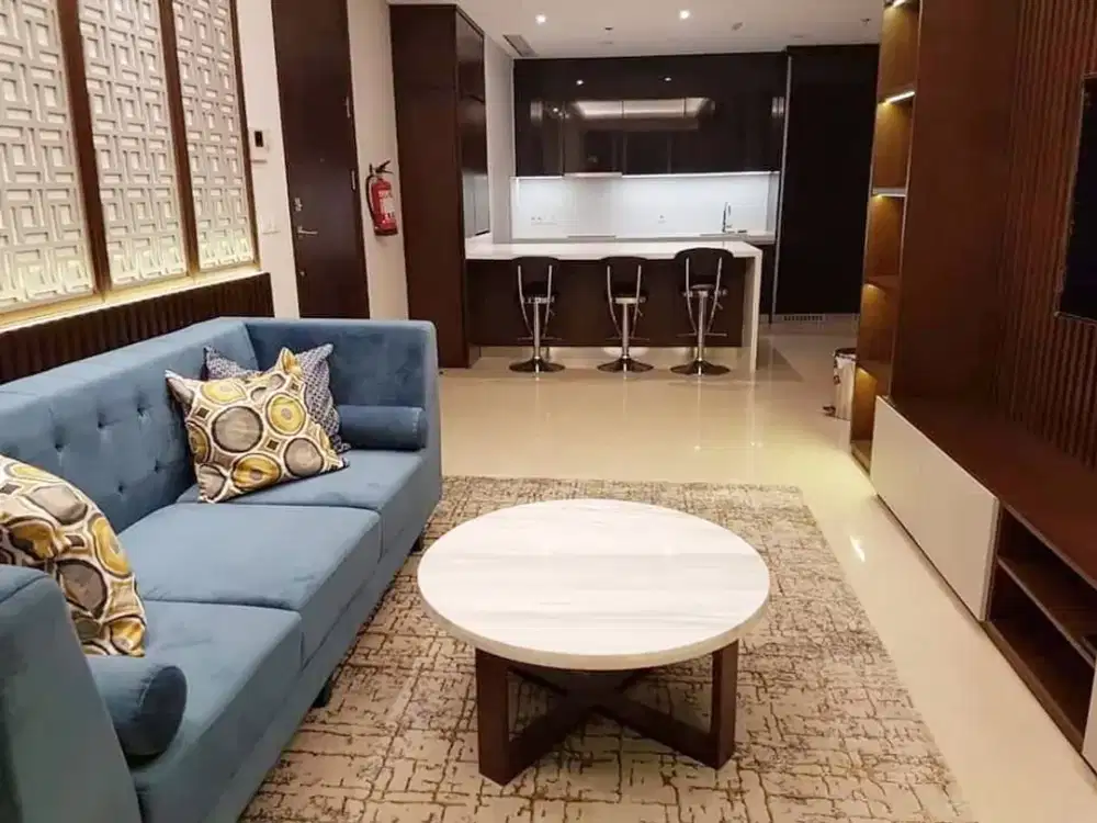 Cozy 1BR Apt with Very Nice City View At Pondok Indah Residences