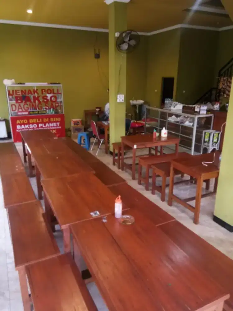 DIJUAL CEPAT MEJA - KURSI WARKOP (BU)