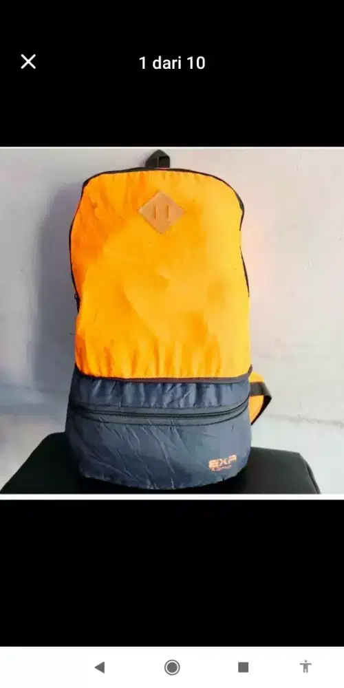 Tas punggung Gemblok dan tas pinggang