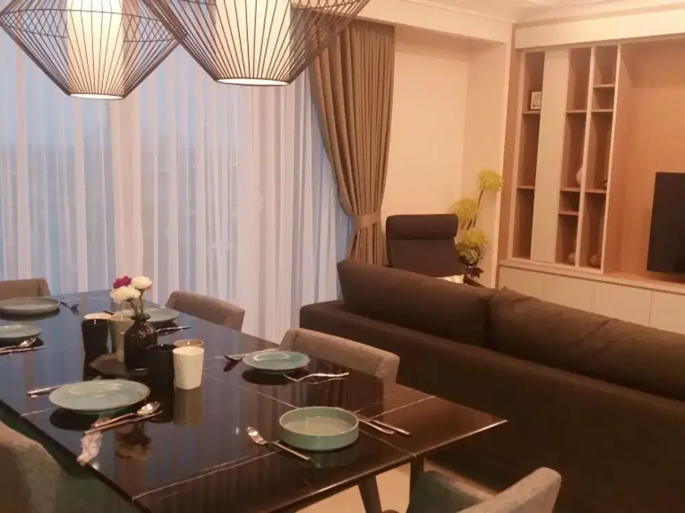 Experience Comfort Living In This Very Nice 3BR Apartment At Pondok Indah Residences Apartment