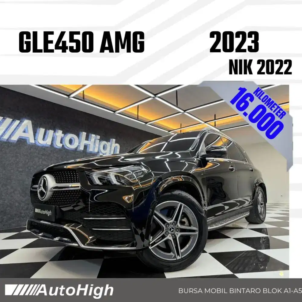 DP10% [Km16.000] GLE450 AMG 2022 Black / GLE 450 Reg 2023 #AUTOHIGH