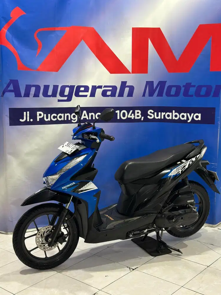Honda Beat Eco Cbs Biru Hitam 2023