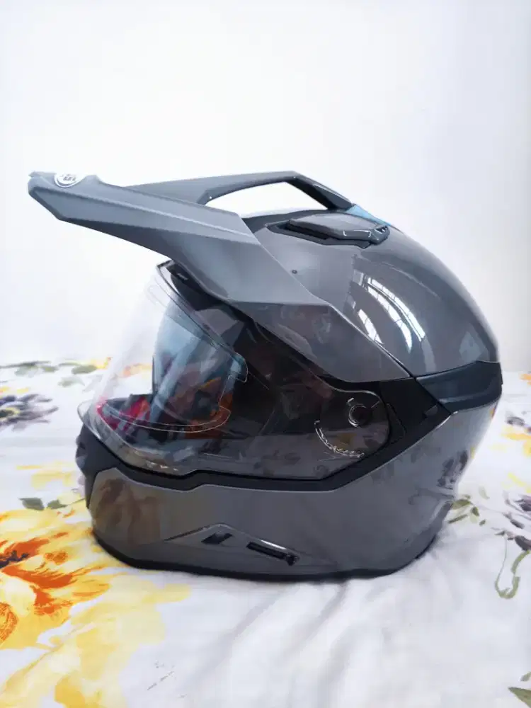 Helm Zeus Zs 913 Grey Glossy Super Mulus Murah