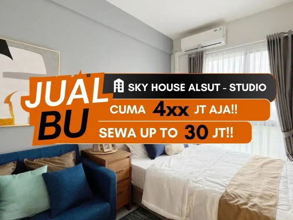 JUAL APARTEMEN SKY HOUSE ALAM SUTERA STUDIO FULL FURNISHED DEKAT BINUS