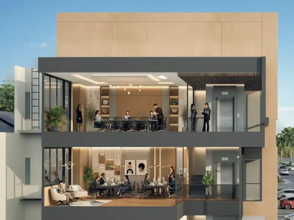 Jual Ruko kota baru parahyangan tinggal 3 unit terakhir dilengkapi lift rukan kbp premium