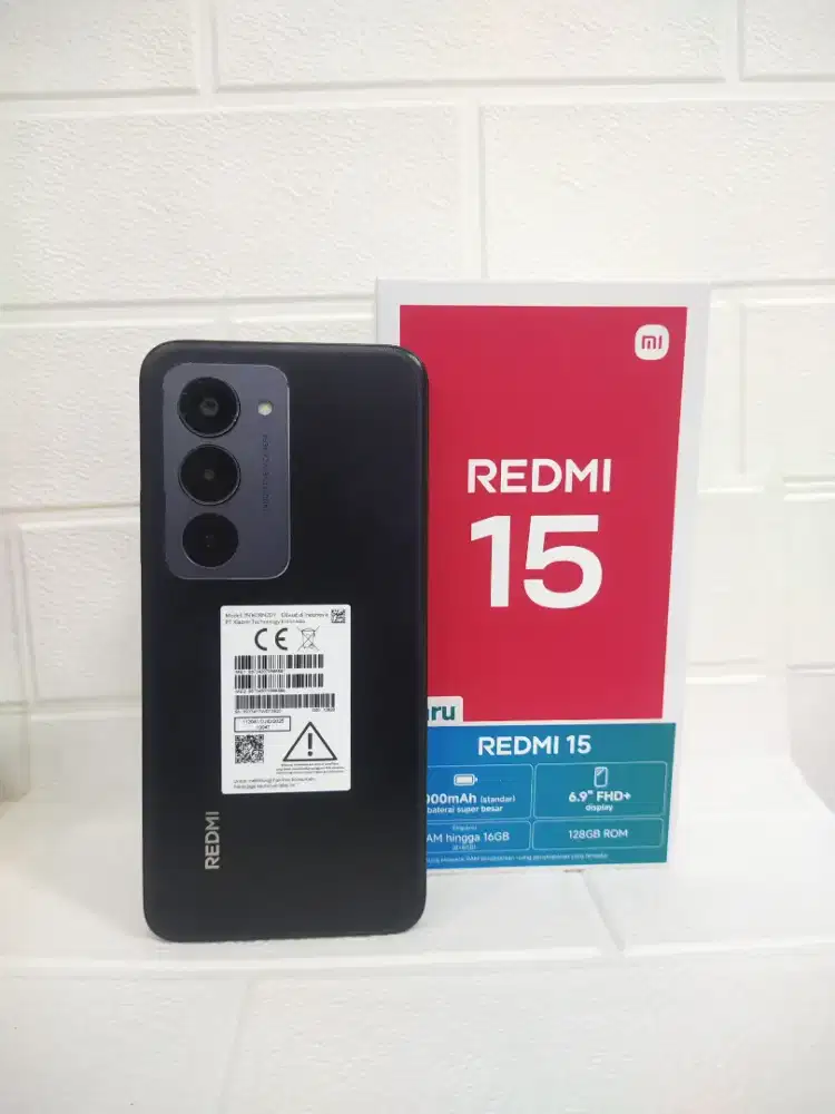 Redmi 15 8/128 grs 05/2027 like new full original