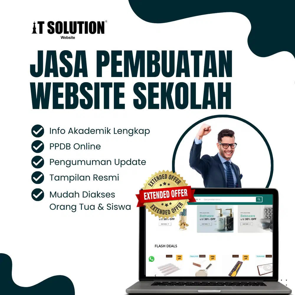 Jasa Pembuatan Website Sekolah -Profesional & Informatif
