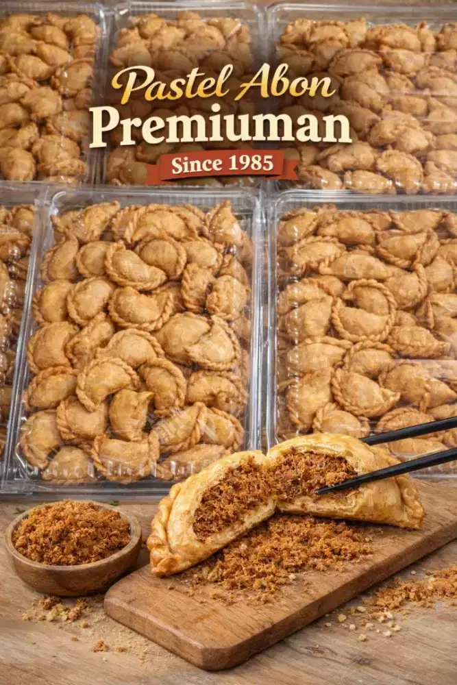 kue PASTEL isi abon premium