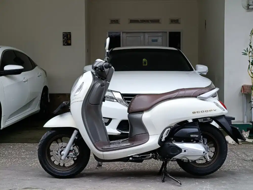 Scoopy prestige tahun 2024 pajak isi/tt boleh gan cash lebih bagus