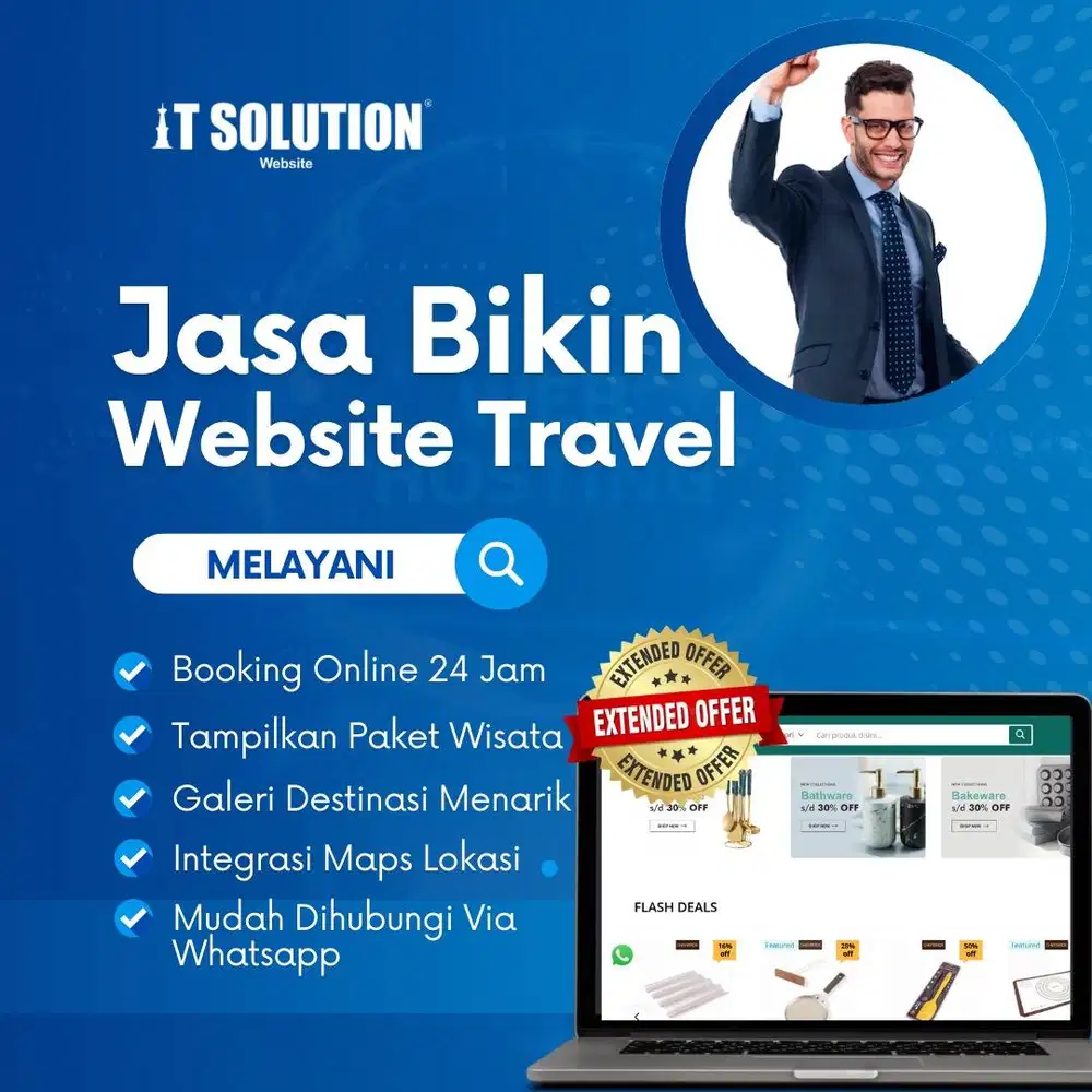 Jasa Bikin Website Travel - Profesional & Siap Closing