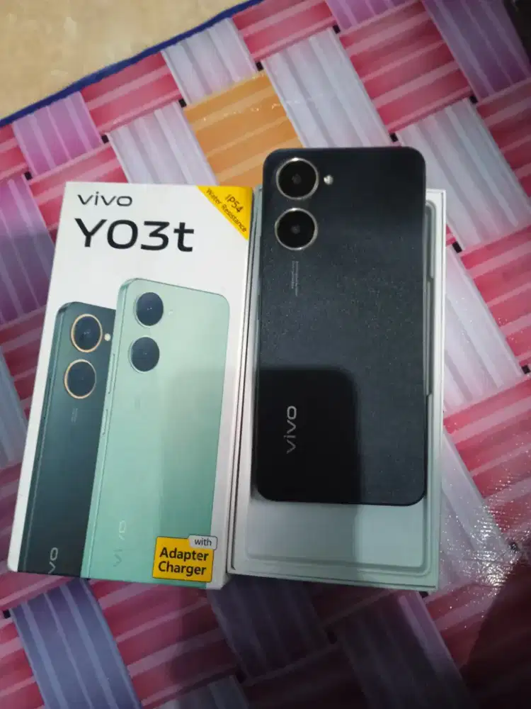 Vivo y03t ram 4+4/64 fullset no minus msh mullus