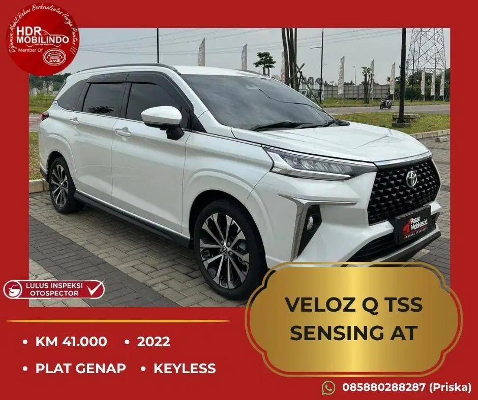 TOYOTA VELOZ Q TSS AT 2022