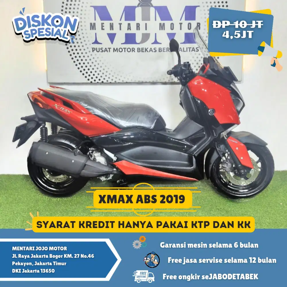 XMAX 250 LIKE NEW TAHUN 2019 BODY MULUS GAS CASH KREDIT