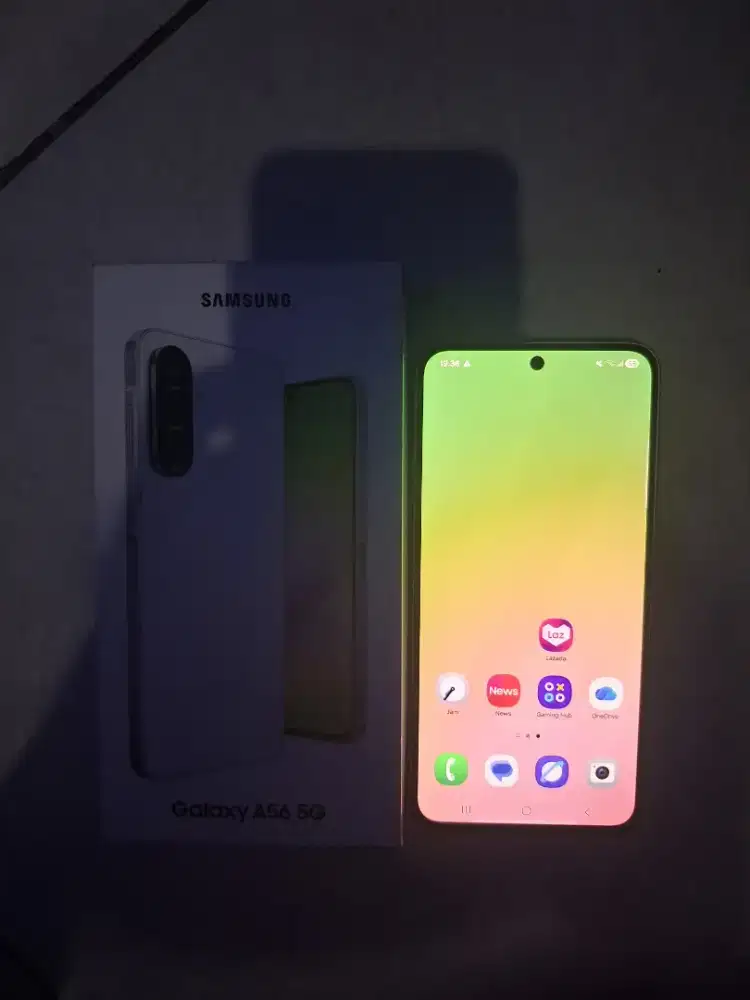 Hp samsung a56 light grey resmi sein