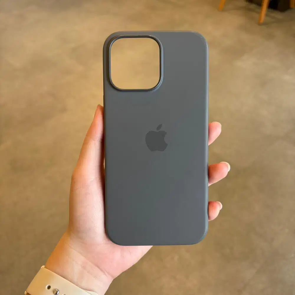 Case Silicone Iphone 16 Pro Max Gray ORI APPLE