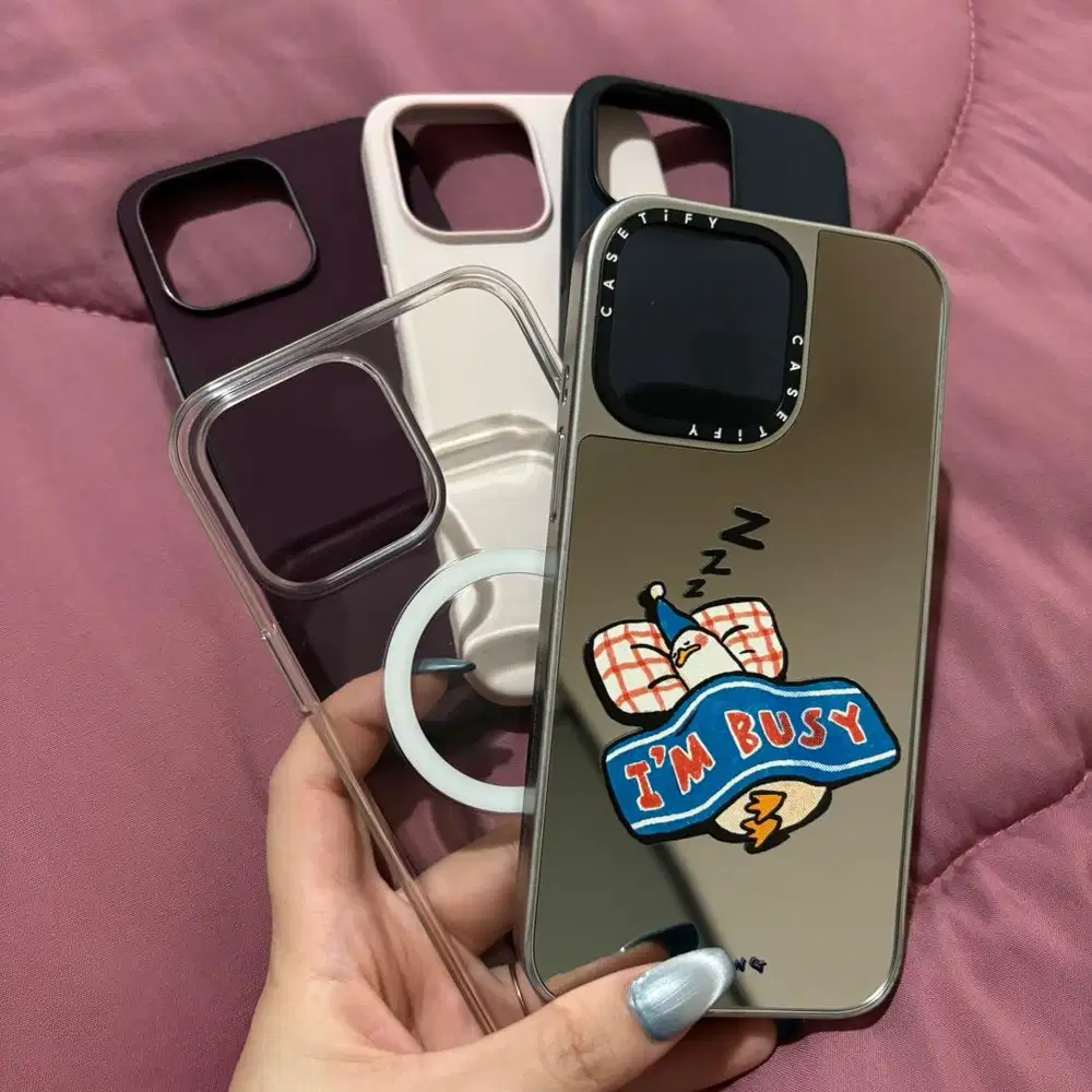 Case Silicone Casetify Finewovem Iphone 15 Pro Max ORI