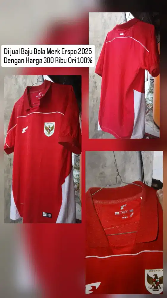 Di Jual Baju Bola Merk Erspo 2025