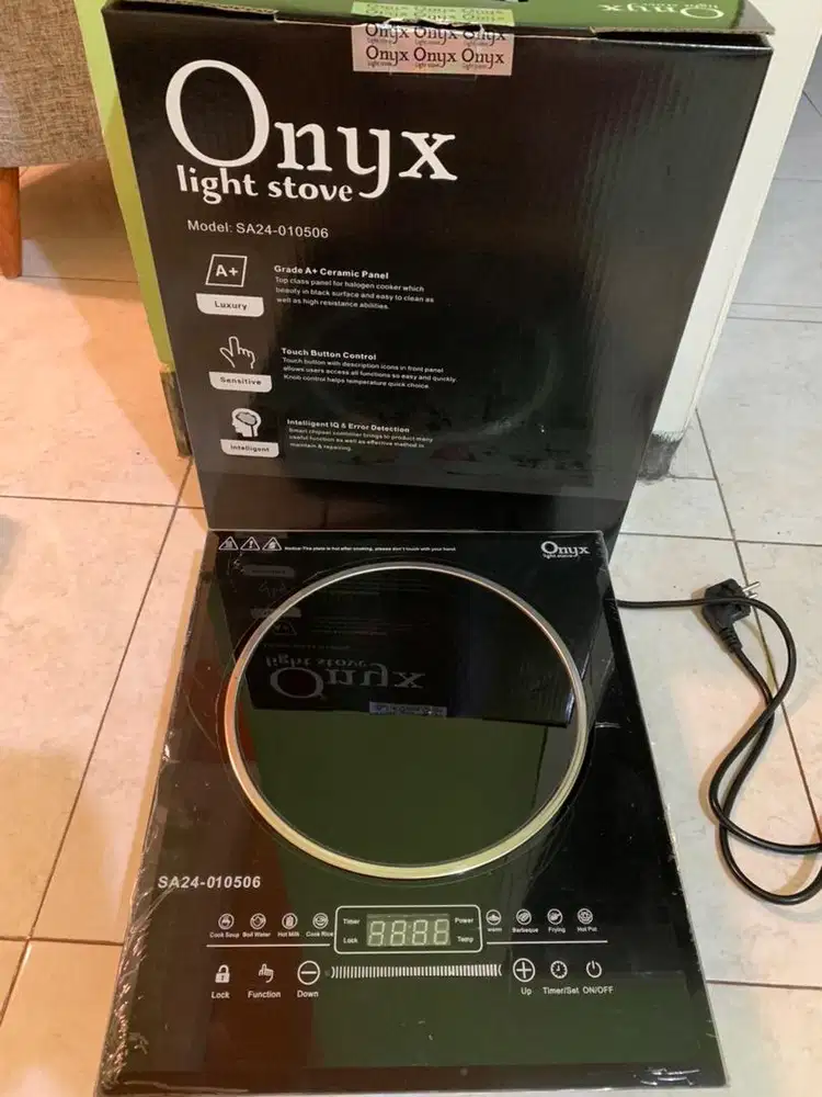 Kompor Listrik Onyx NEW (Free Spatula)