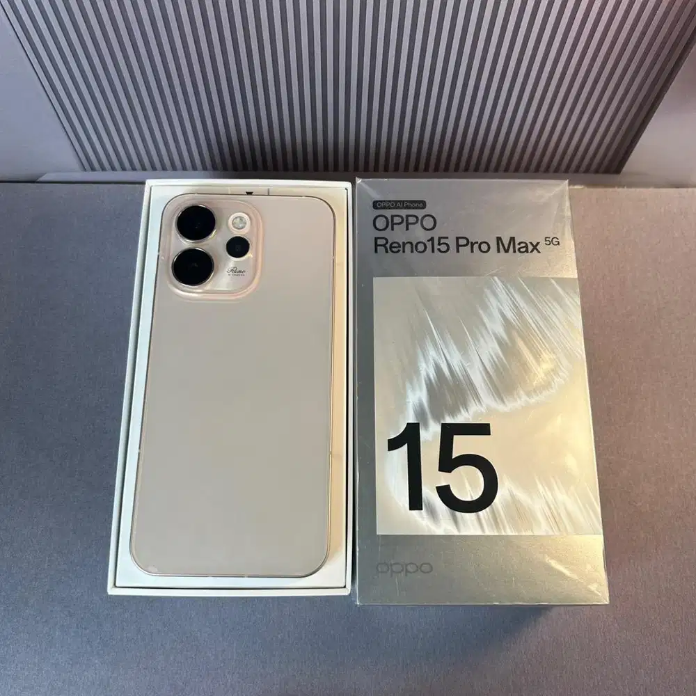 Oppo Reno 15 Pro Max 5g 12/512GB Resmi Indonesia