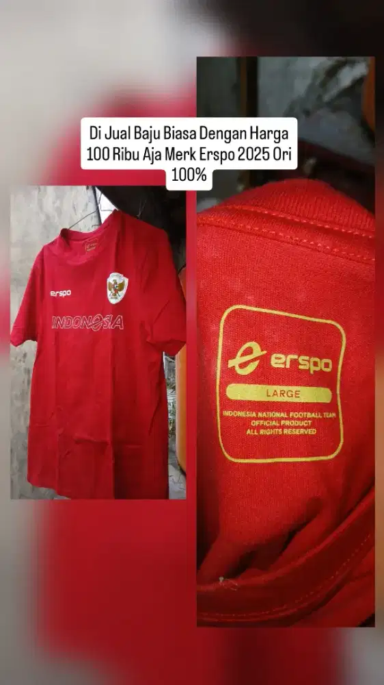 Di Jual Biasa Merk Erspo 2025
