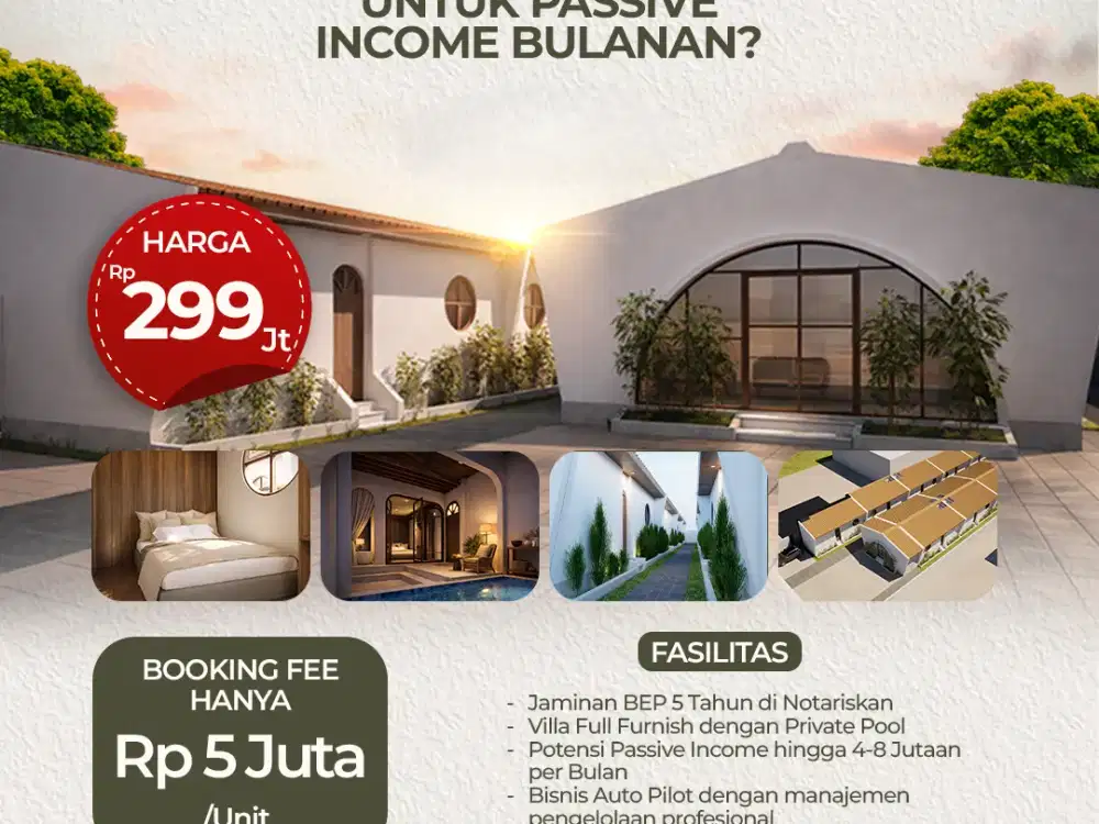 Private Living Villa Gito Gati - Konsep Hunian Sekaligus Bisnis Menguntungkan
