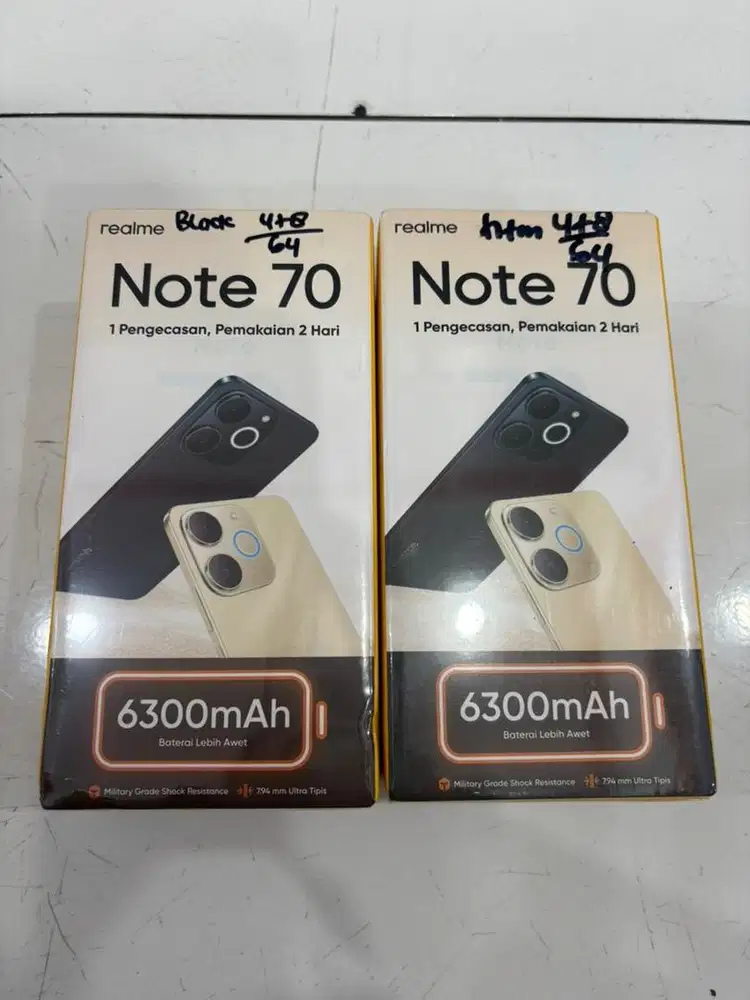 REALME NOTE 70 4+8/64 BARU SEGEL GARANSI RESMI REALMI