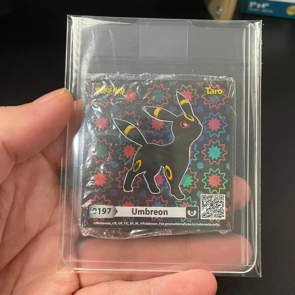 Pokemon Umbreon sticker promo Taro