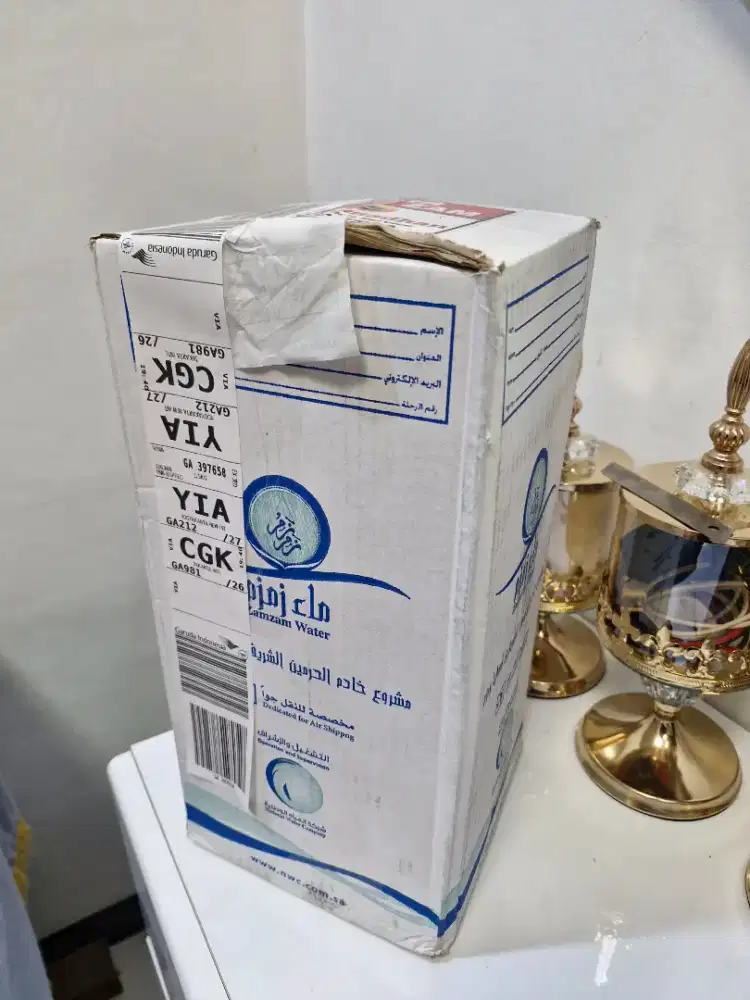 Air Zam zam asli arab saudi barcode Nomor Tag Bagasi: GA 72364