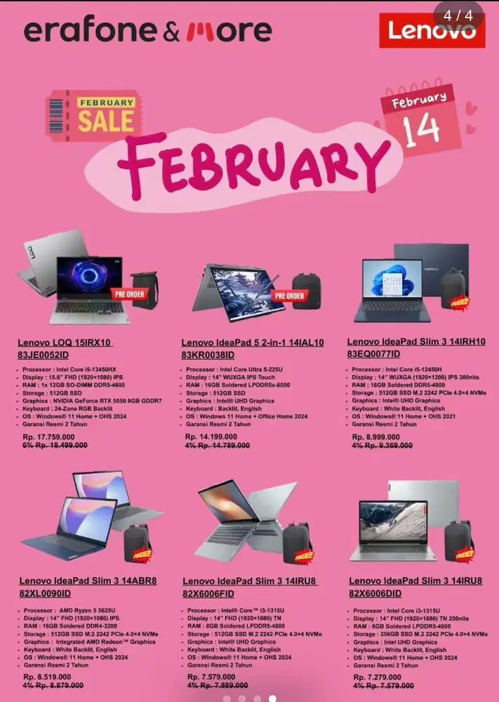 Laptop in Erafone and More Merr