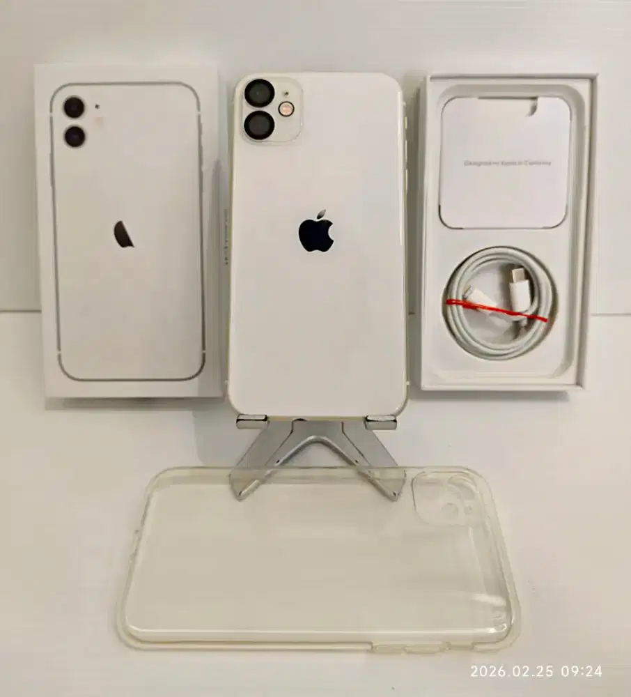 Ip 11 128 Gb Inter permanen Bea Cukai Fullset Original Bs TT/BT yah..