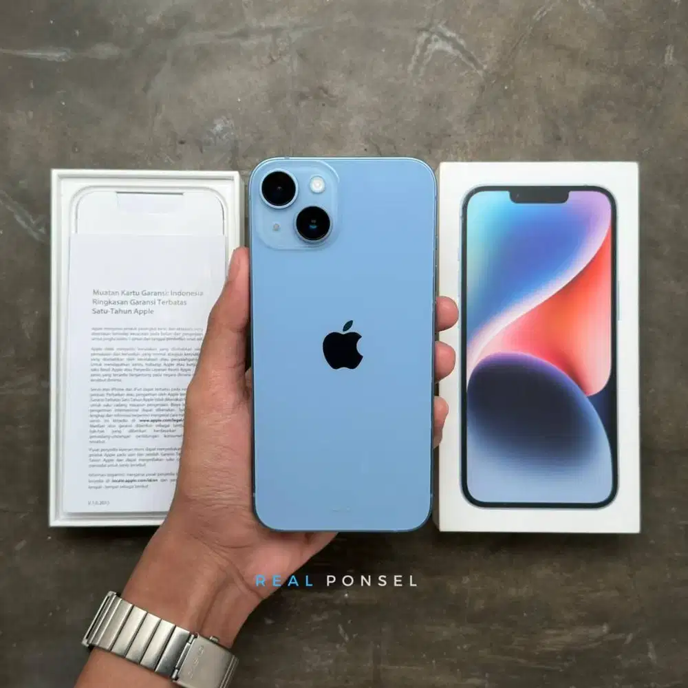iPhone 14 128 iBox Garansi Februari 2027