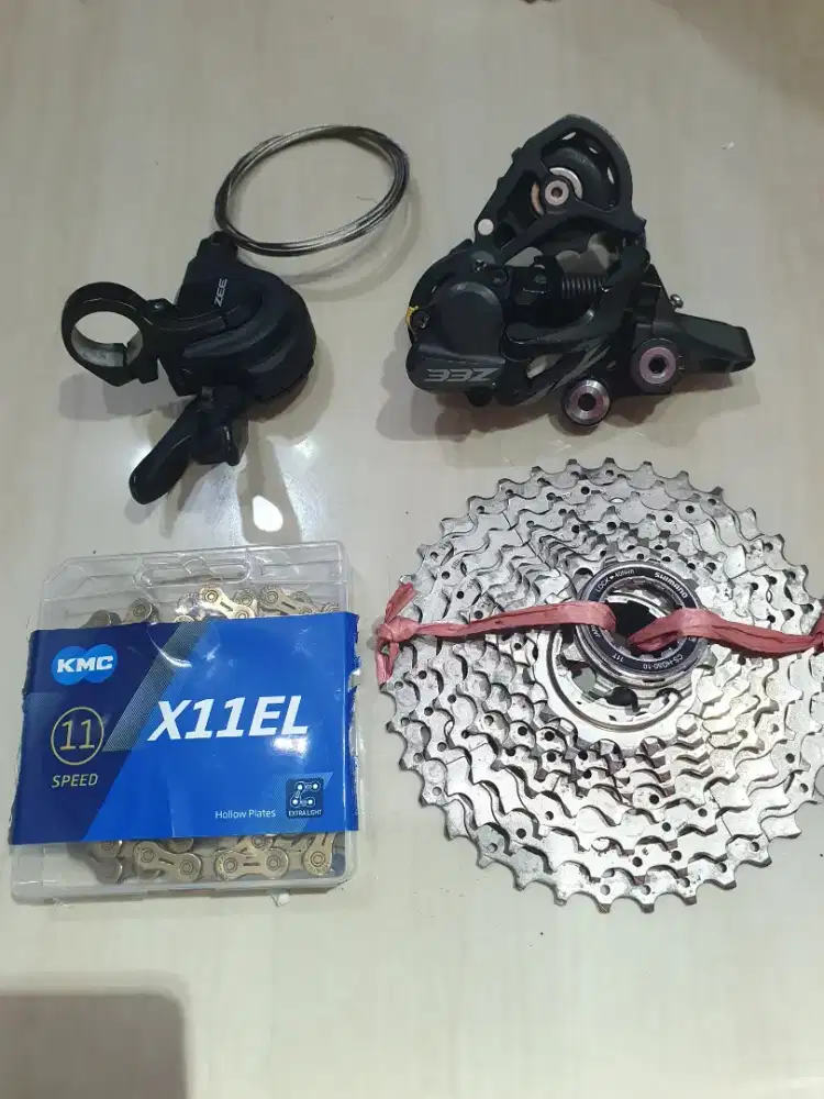 shimano zee 10 speed cocok seli roda kecil/besar