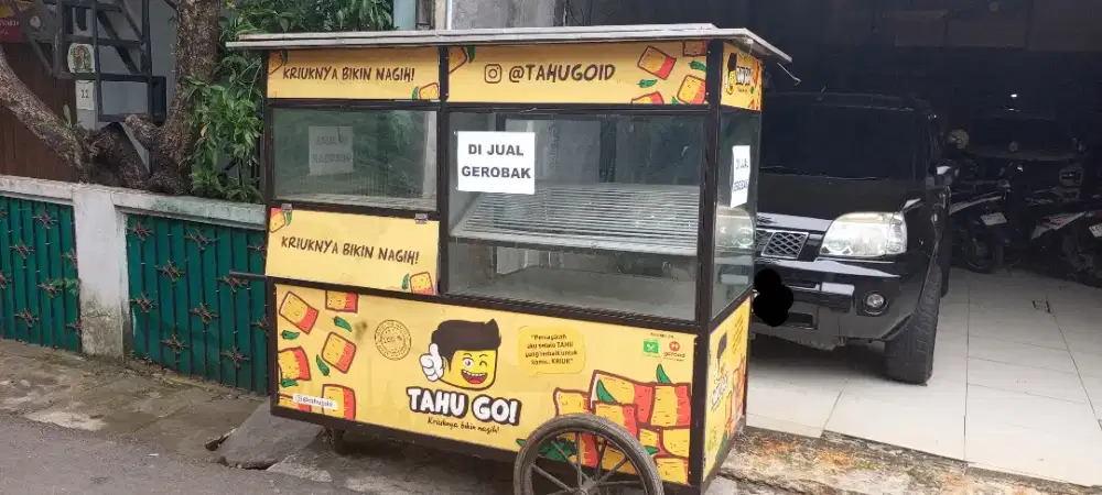 Gerobak bahan stainless steel