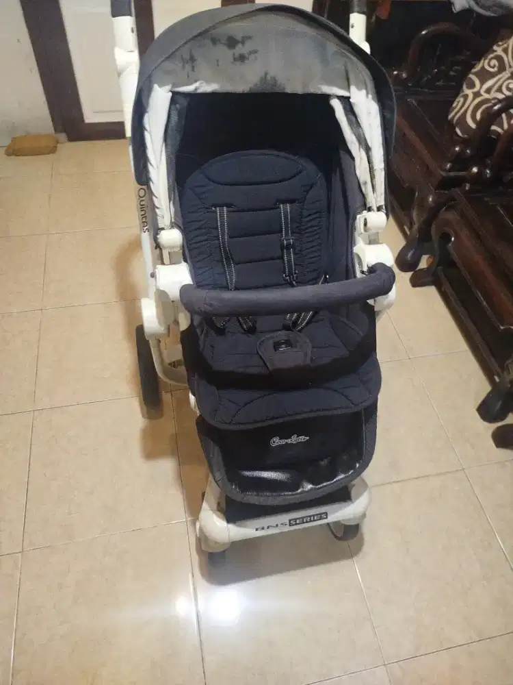 Dijual stroller bayi merk Quintas seri cocolatte second terawat.