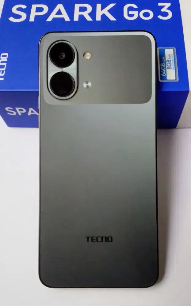 Tecno Spark Go 3 Ram 4+4/64 Pemakaian baru sebulan