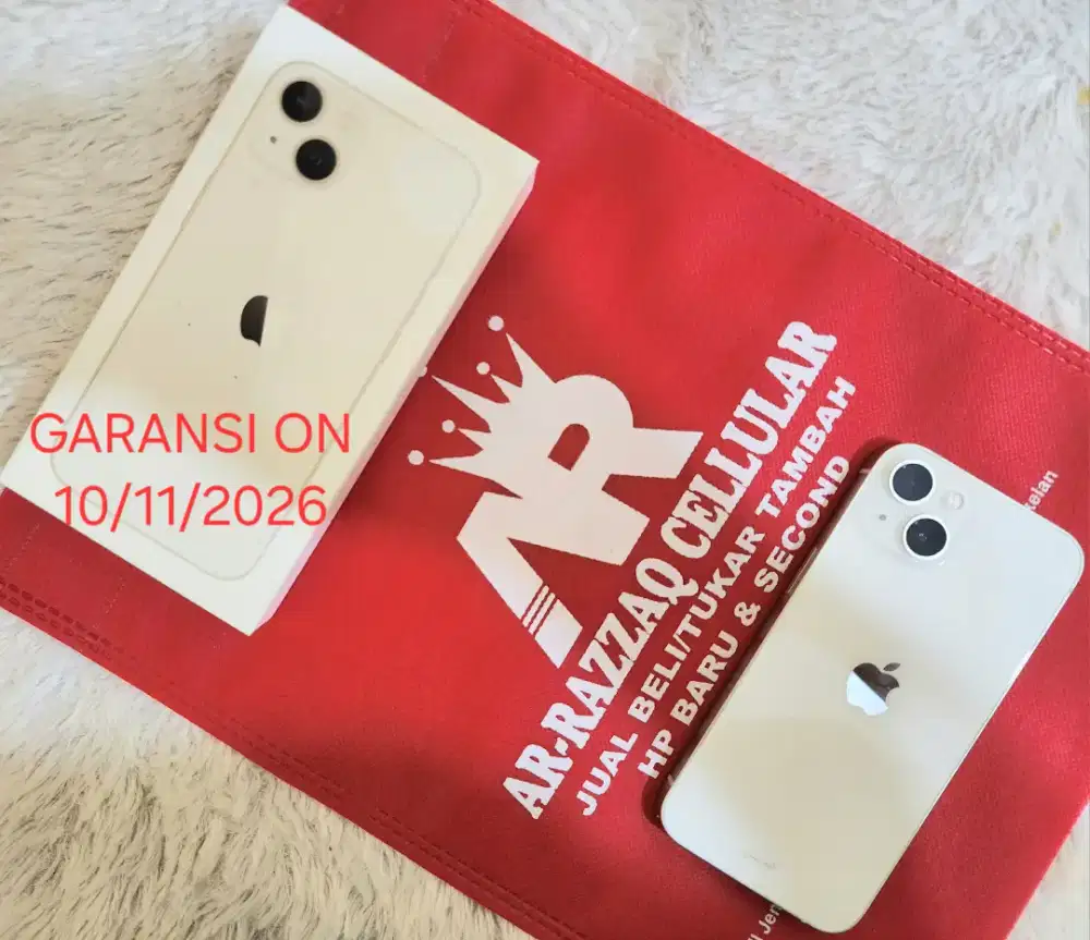 IPHONE 13 128 GB RESMI IBOX
Garansi sampai 10/06/2026