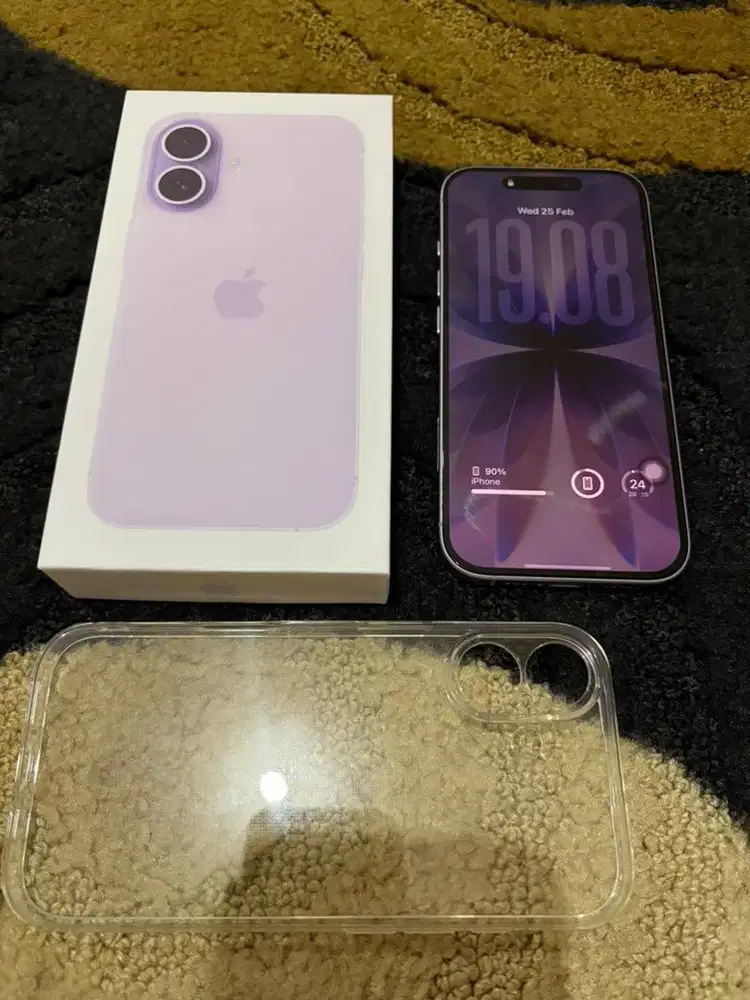 Iphone 17 256gb lavender simlock all operator 5G fullset inter LL/A