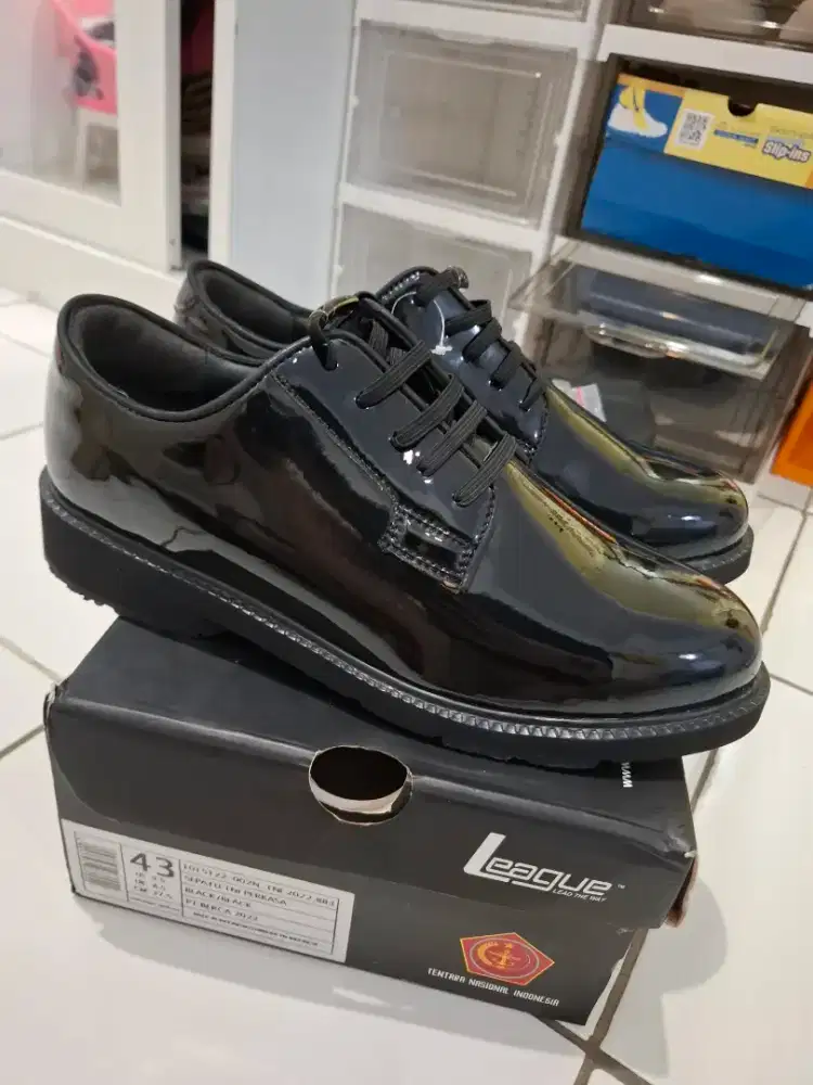 Sepatu (Jatah) PDH TNI Merk League Size 43
