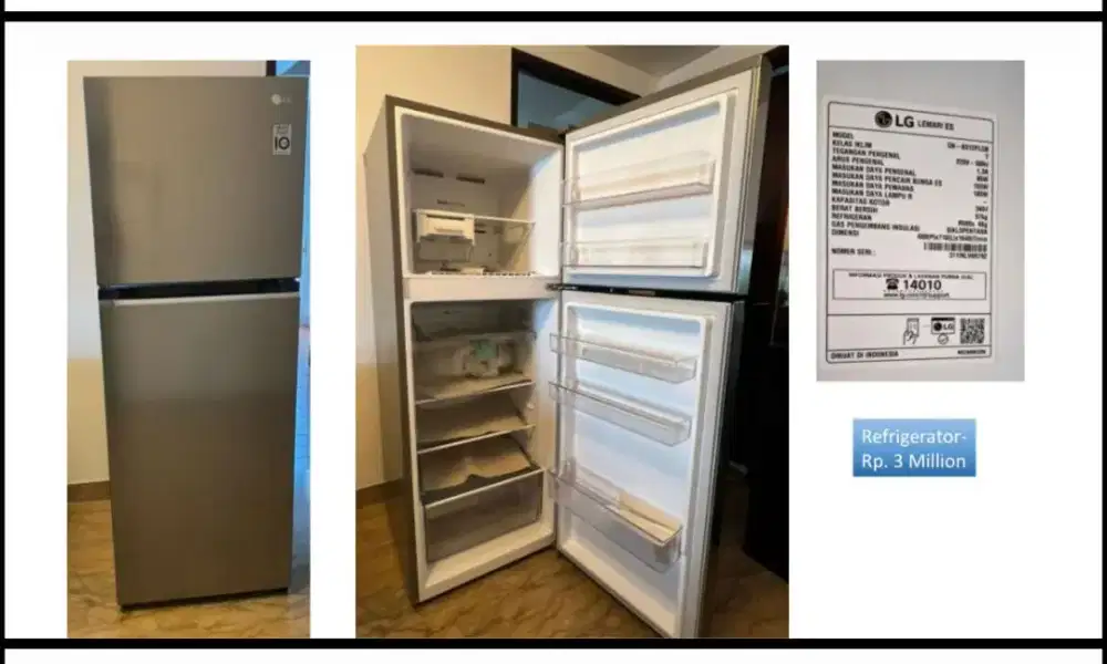 LG Kulkas Hampir baru