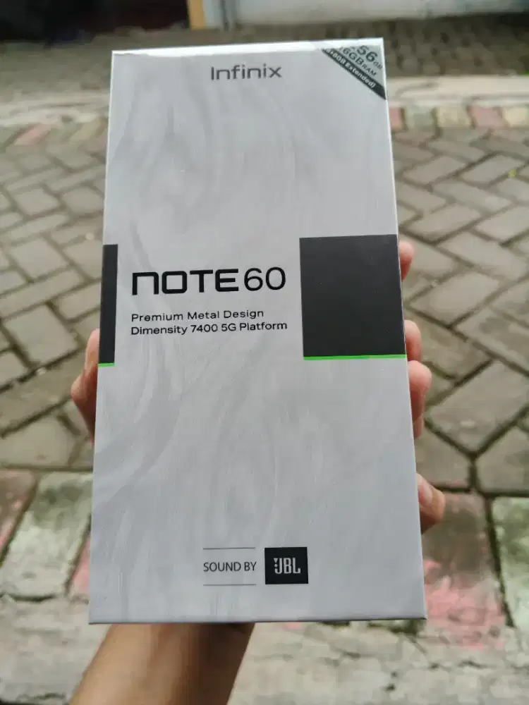 infinix note 60 5g 8/256 black new/baru bnib belum buka kardus