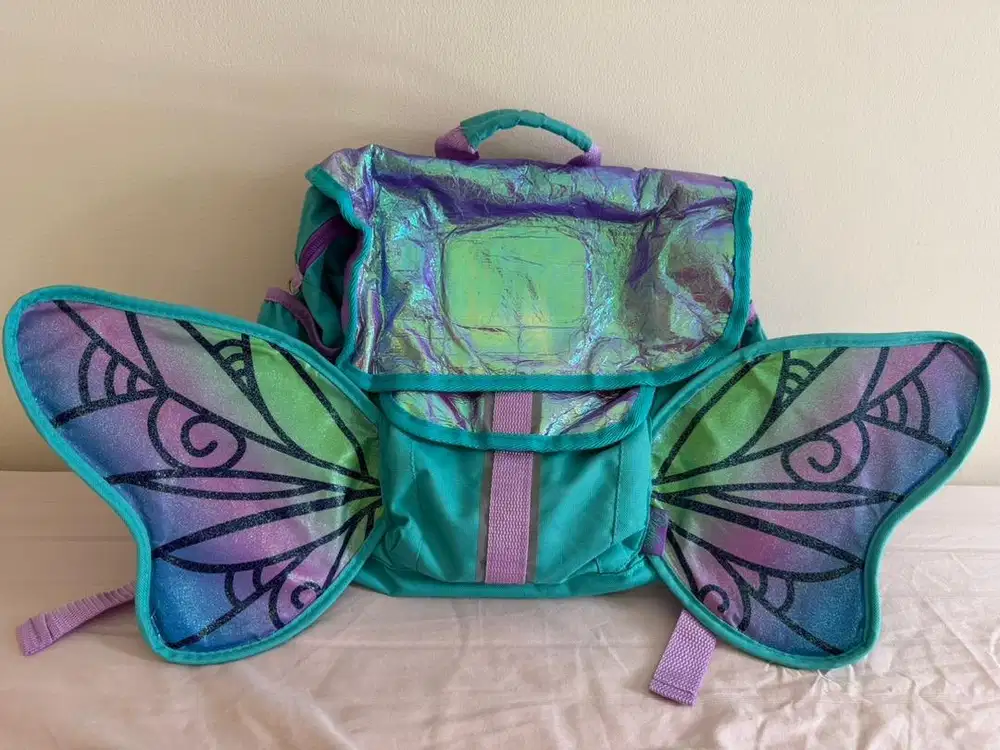 Preloved Tas Ransel Backpack Anak Sekolah Bixbee Purple