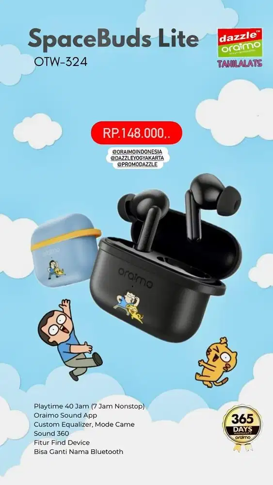 TWS Oraimo SpaceBuds Lite OTW-324