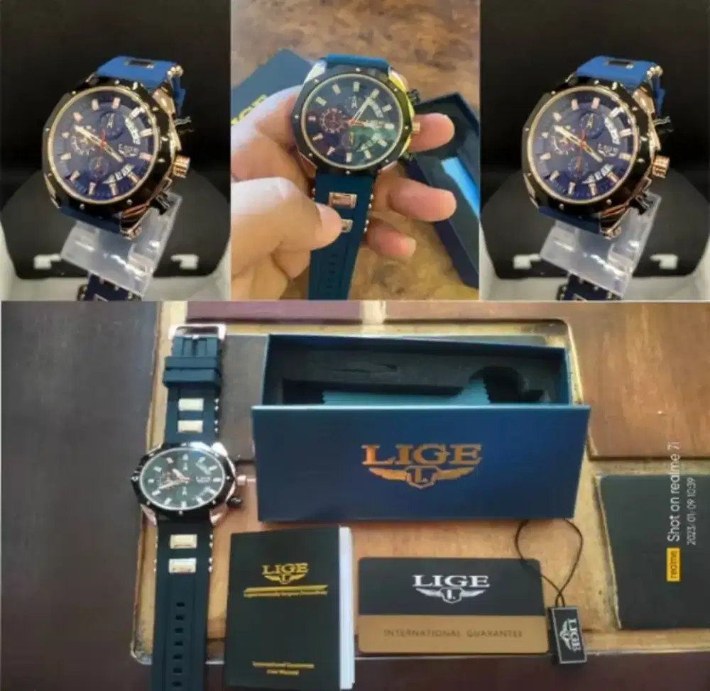 LIGE Original Jam Tangan Pria