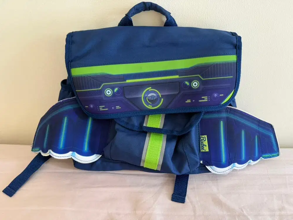 Preloved Tas Ransel Backpack Anak Sekolah Bixbee Blue