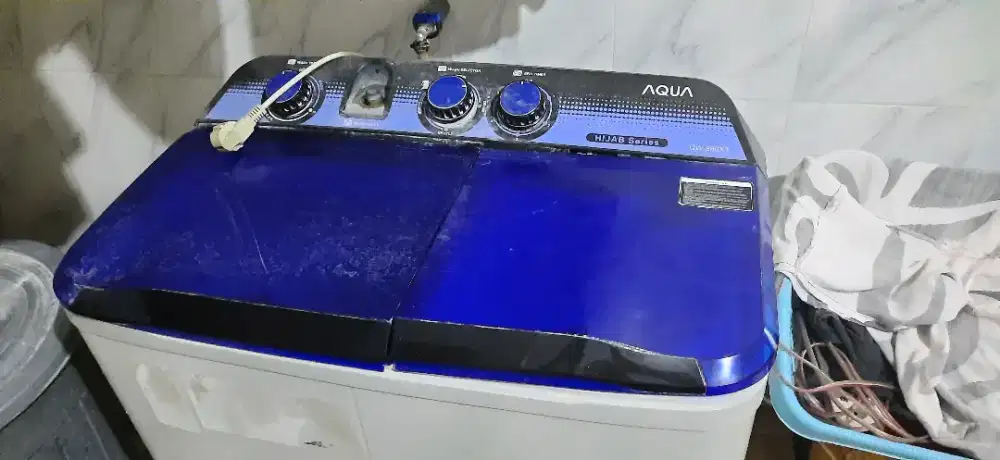 MESIN CUCI 2 TABUNG AQUA, HIJAB SERIES